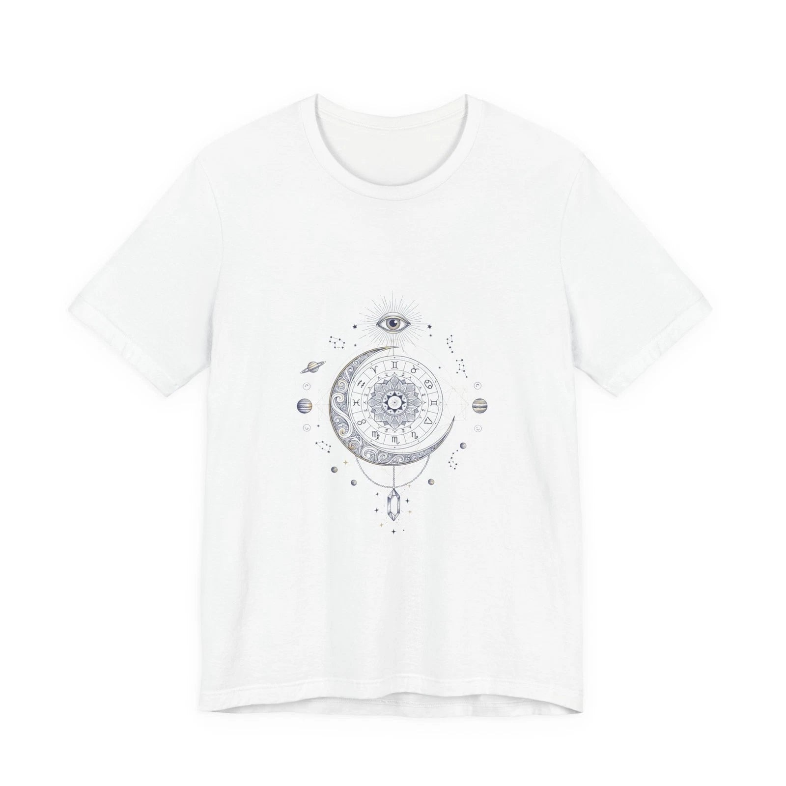 Moon Tshirt Boho Lunar Graphic  Cozy Unisex