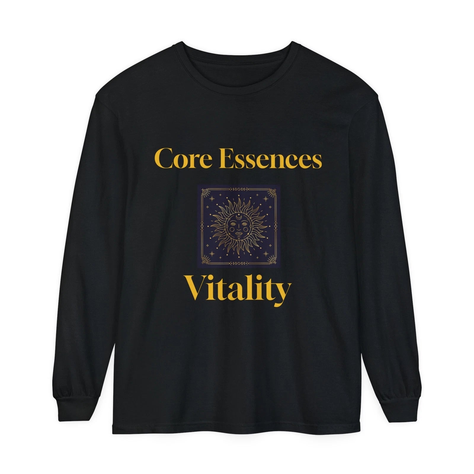 Sun Symbol Long Sleeve T-Shirt, Boho Graphic Tee, Unisex