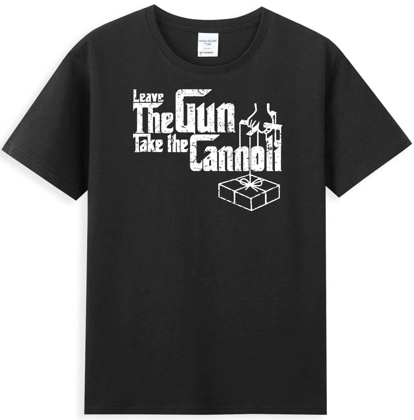 Leave The Gun Take the Cannoli Funny Quote Men's T-Shirt