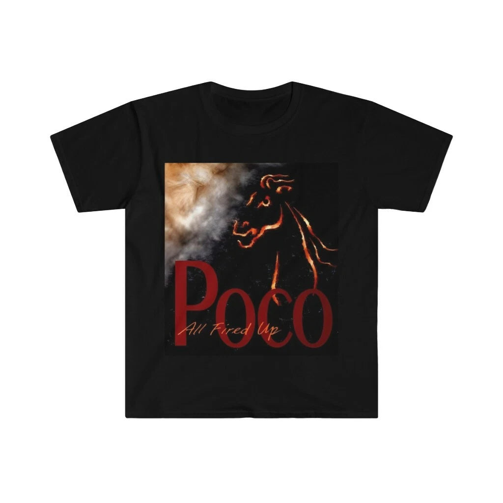 Unisex Soft Cotton T-Shirt Band Poco. All Fired Up