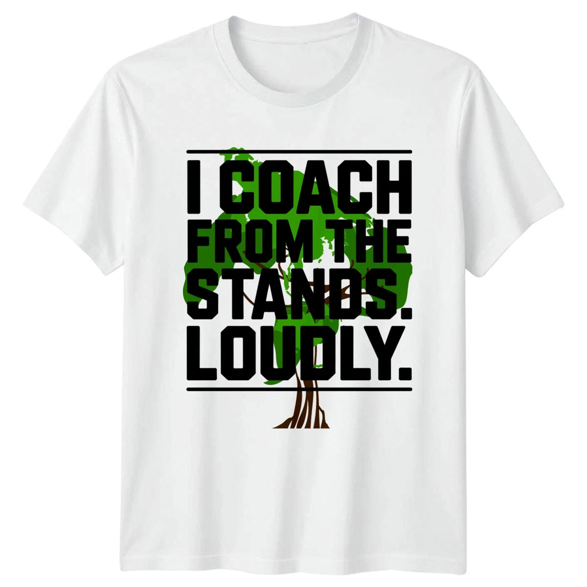 I Coach From The Stands T-Shirt Spectator Parent Sports Fan