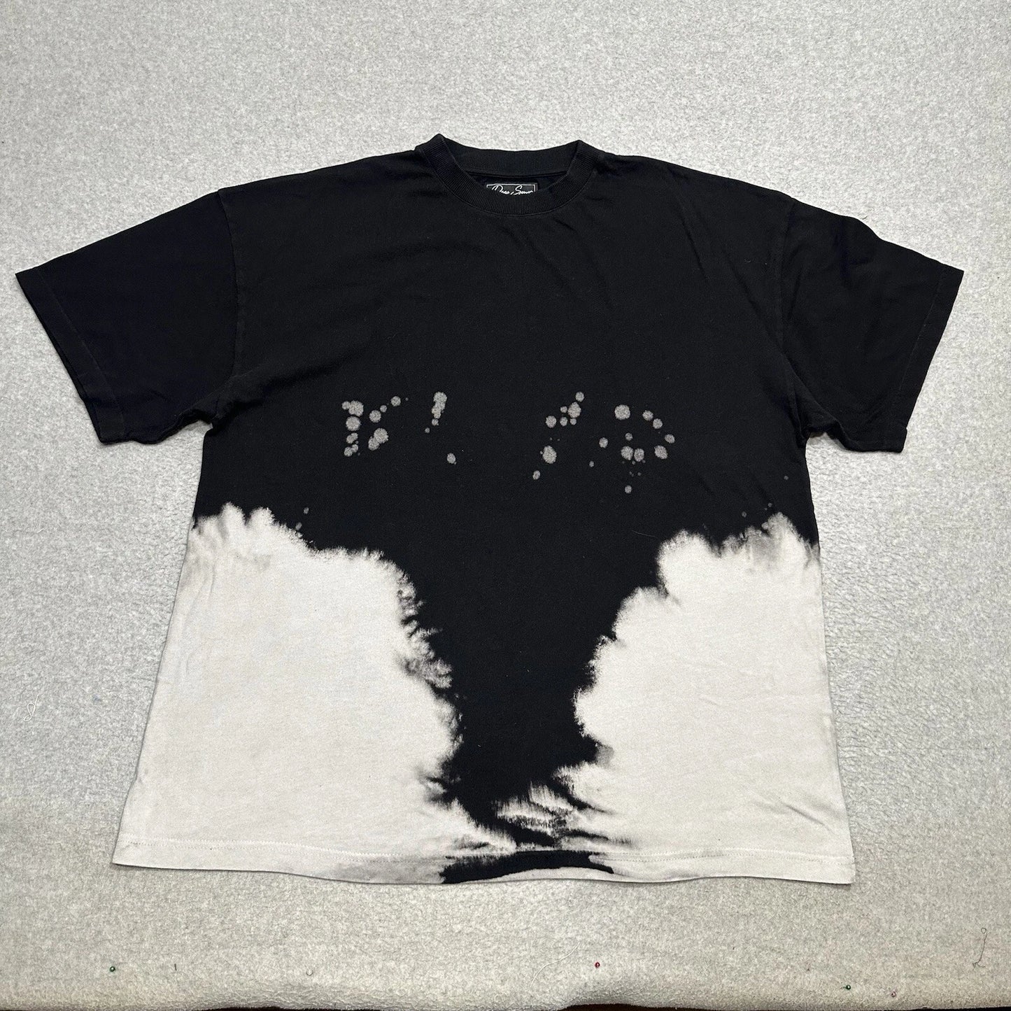 Darc Sport Shirt Men’s Large Black Tie Dye Short Sleeve Oversized 595 Of 2000