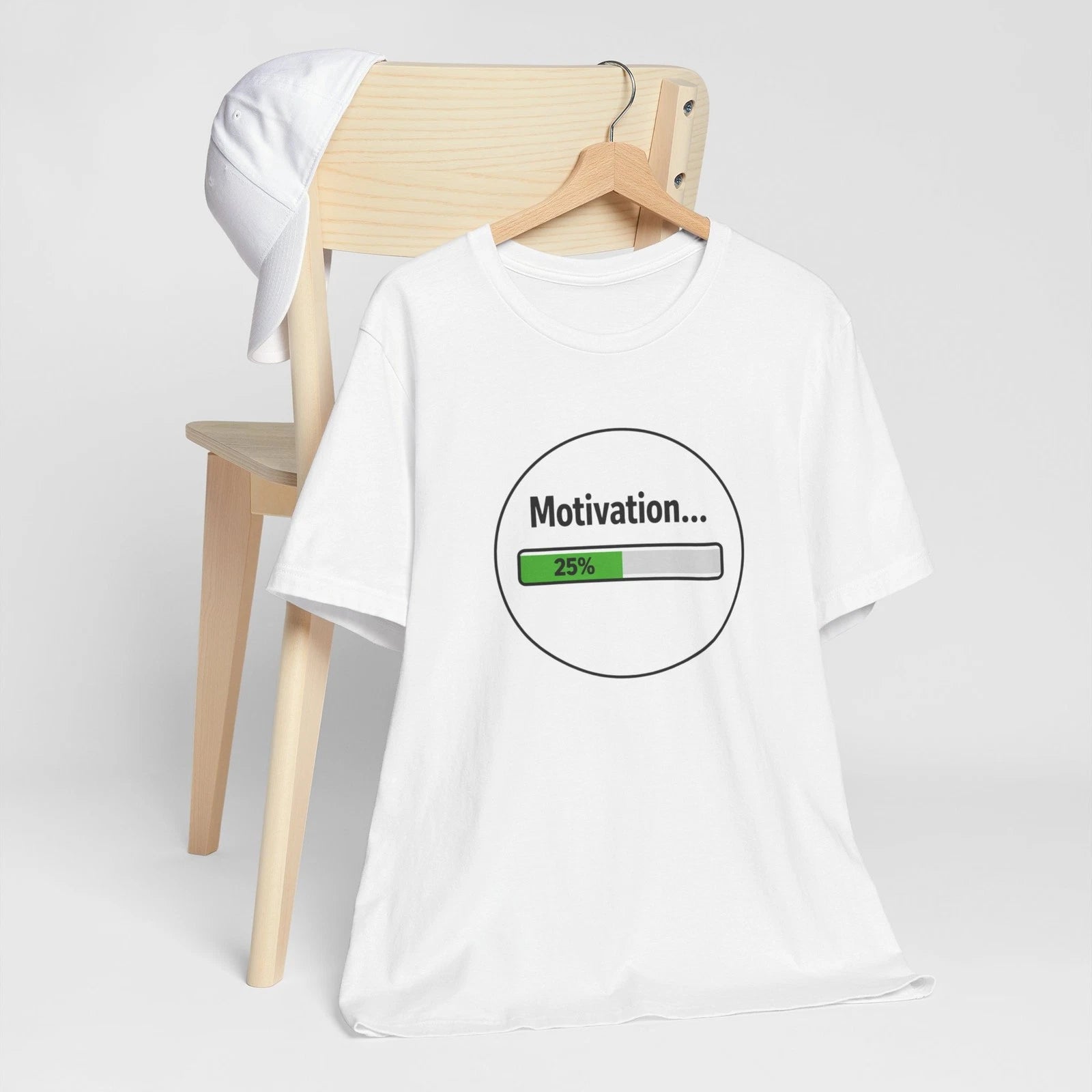25% Motivation Tee | Soft, Inspiring, and Stylish | Exercise Shirt | Funny Meme