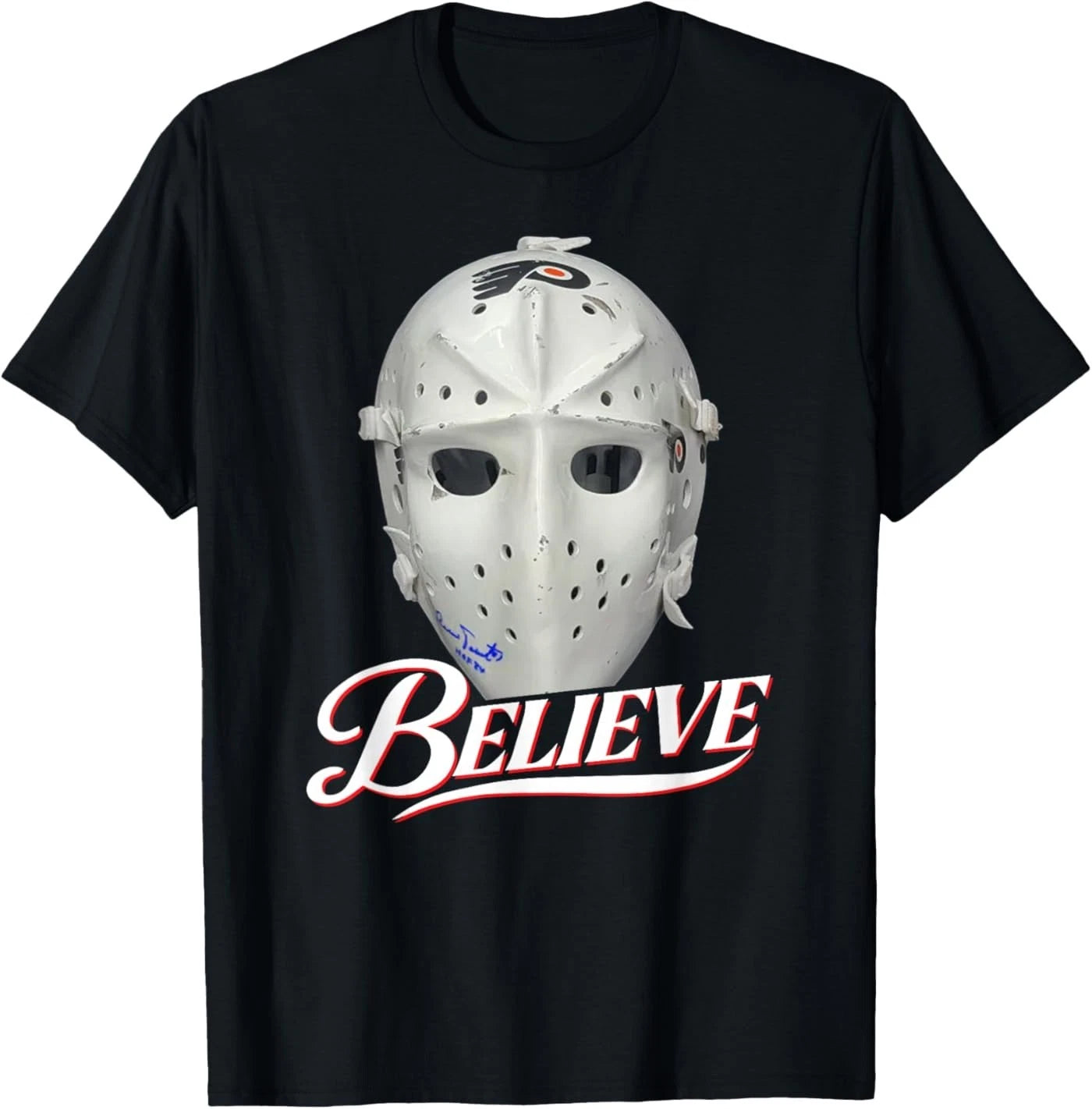 BELIEVE FLYERS BELIEVE Vintage Mask T-Shirt