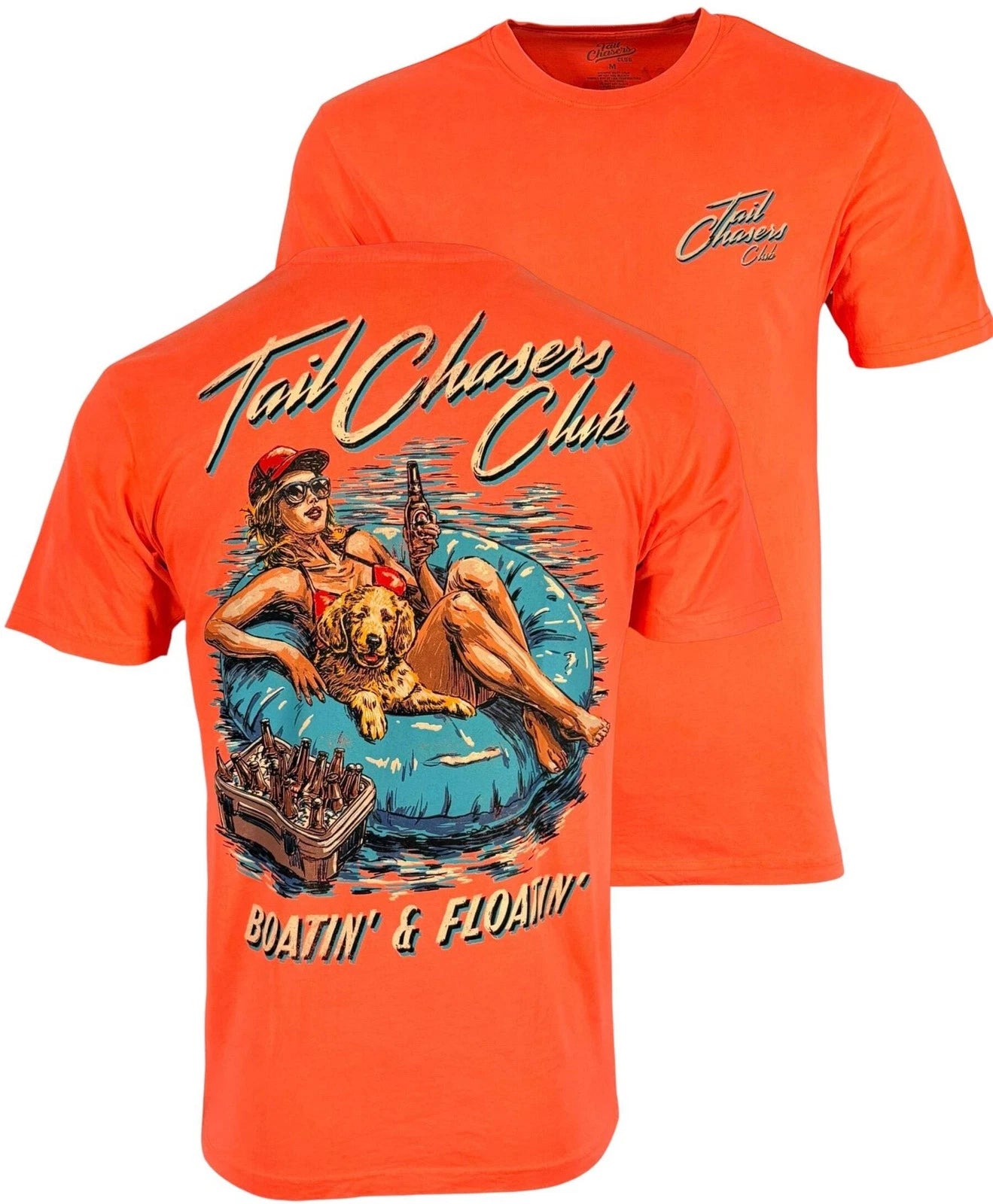 Tail Chasers Club Men's T-shirt Boatin and Floatin