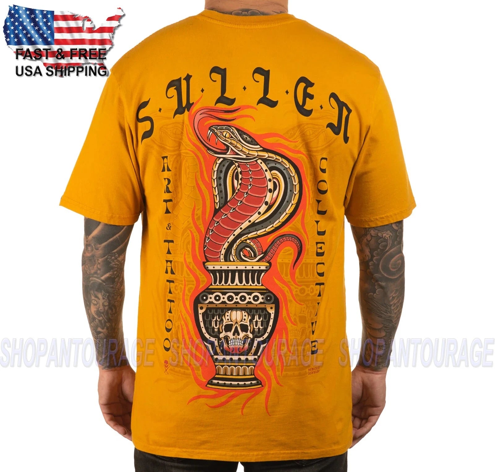 Sullen Art Collective Charmed Premium SCM4573 New Short Sleeve Men`s T-shirt