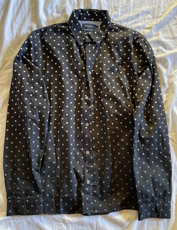 Paul Smith Jeans S Allover Pattern Long Sleeve Shirt Simple Elegant Japan
