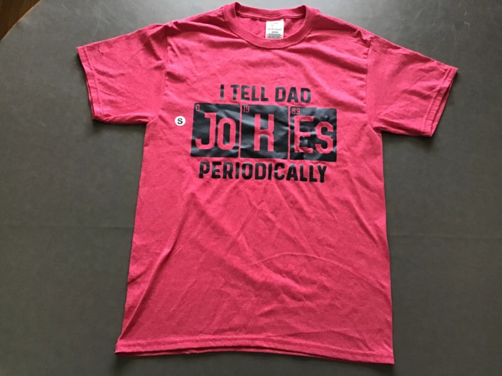 Mens I Tell Dad Jokes Periodically Tshirt Funny Science Nerdy Size S