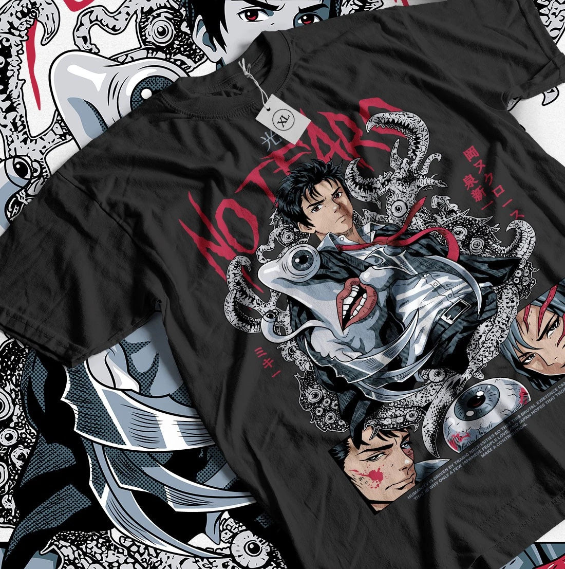 Parasyte T-Shirt, Shinichi Izumi Unisex Heavy Cotton Anime Gift Shirt S-5XL