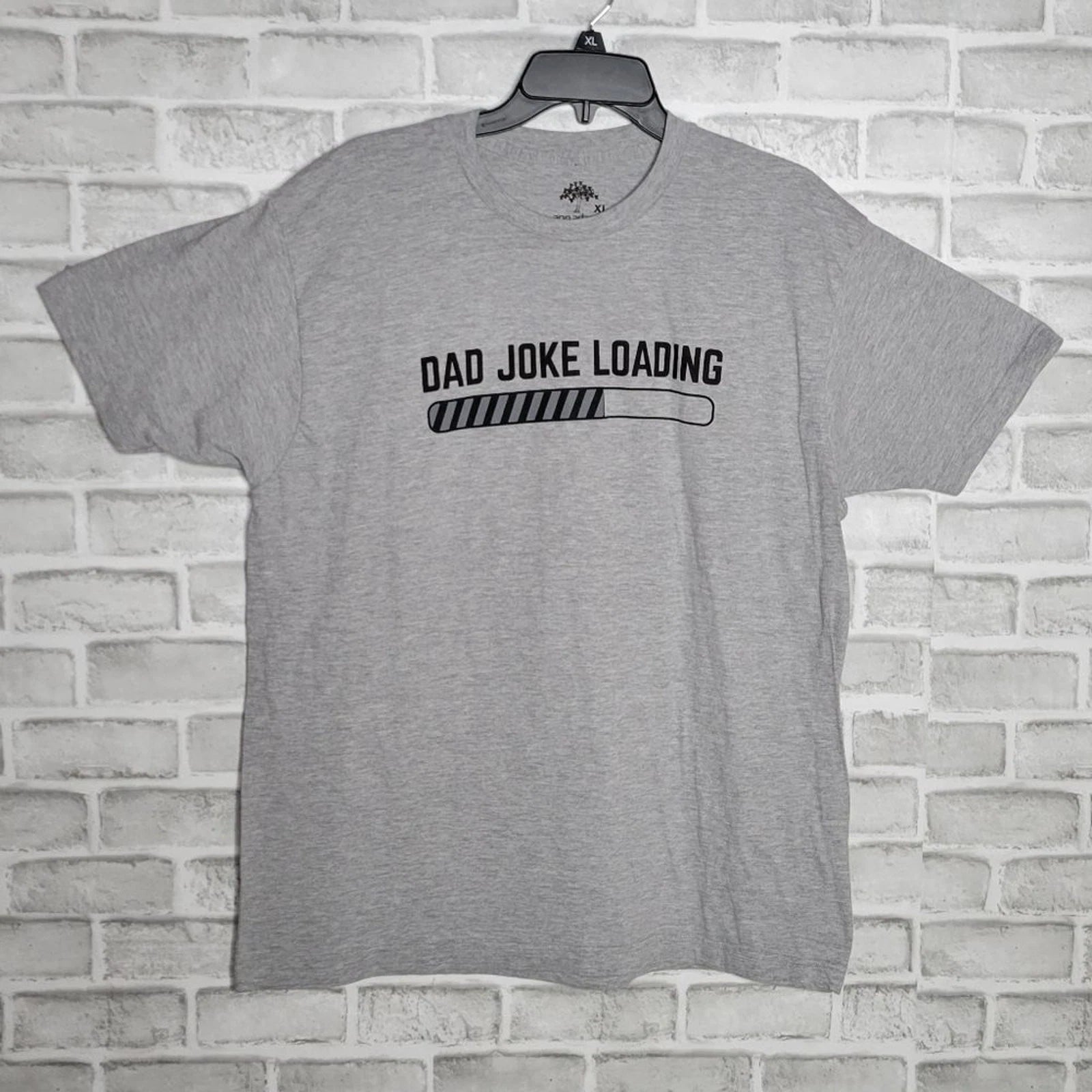 Dad Joke Loading Gray T-shirt, size XL