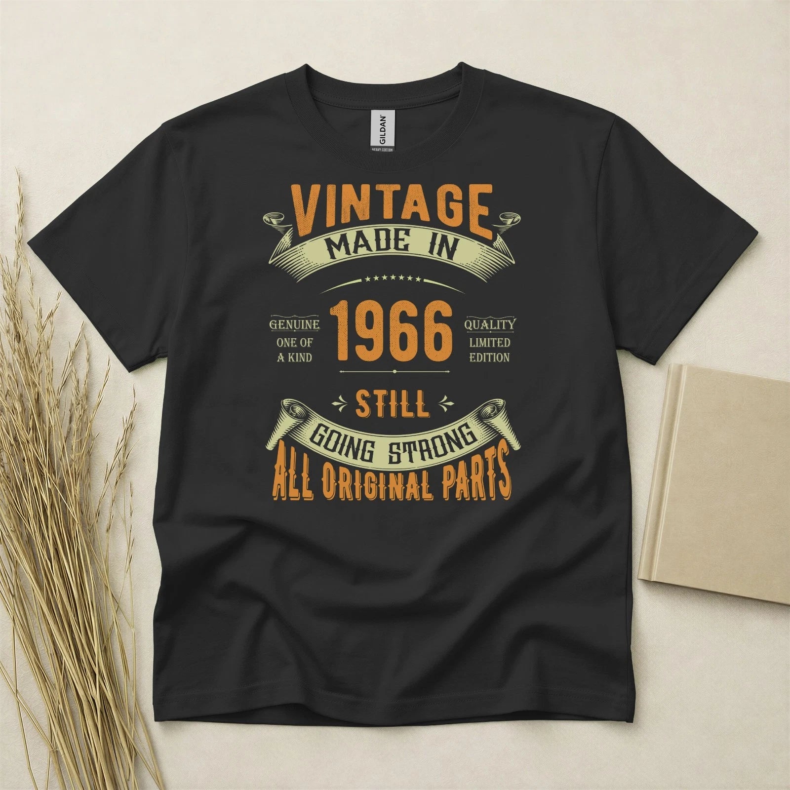 60th Birthday T Shirt Born In 1966 Gift 60 Year Old T-Shirt Vintage 1966 Sixty