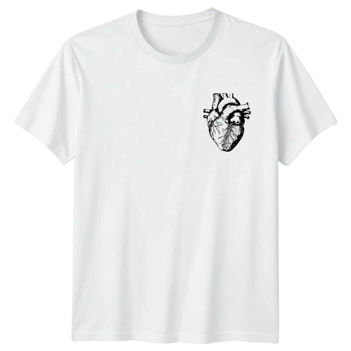Anatomical Human Heart Engraving Anatomy Science Mens T-Shirt Womens Tee