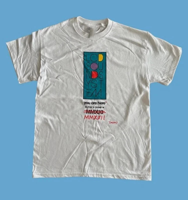 LCD Soundsystem Band You Are Here T-Shirt Full Size S-5XL
