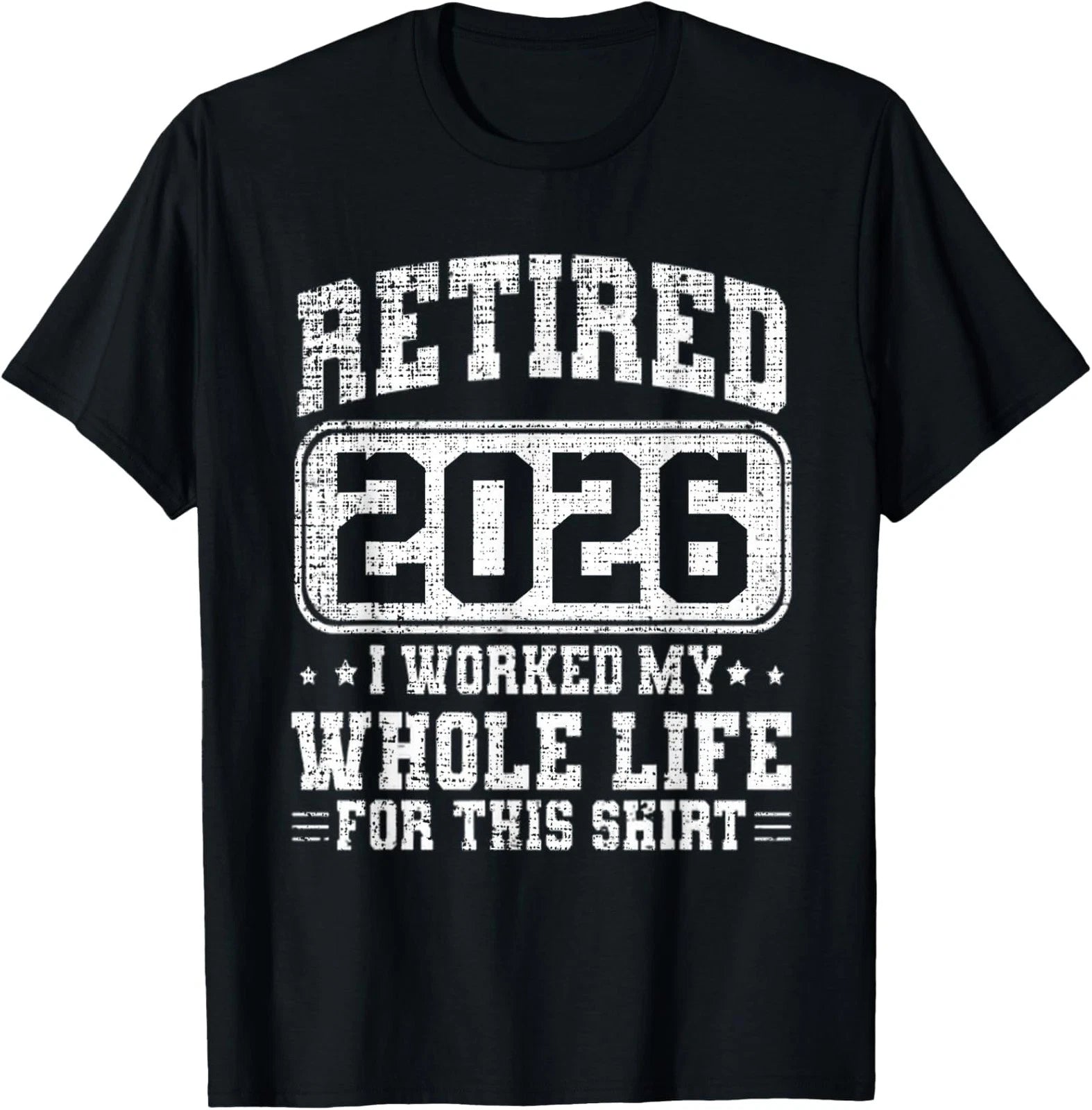 Vintage Retirement Best Retired 2026 Funny Unisex T-Shirt