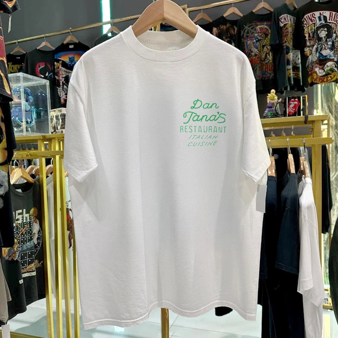 90s Dan Tana's Italian Cuisine Rare T-Shirt White S