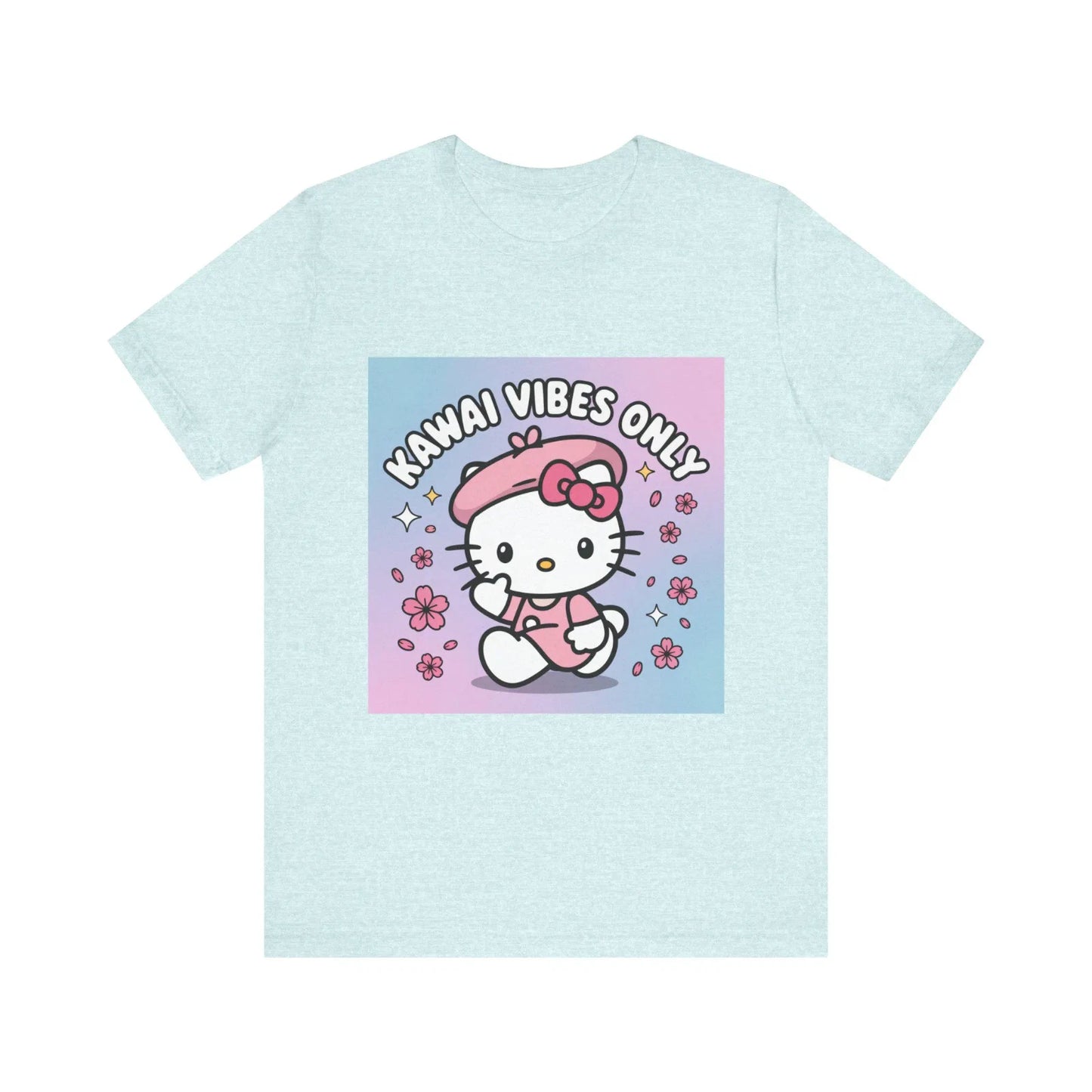 Kawaii Vibes Tee, Cute T-Shirt for Anime Lovers, Graphic Shirt, Gifts for Friend