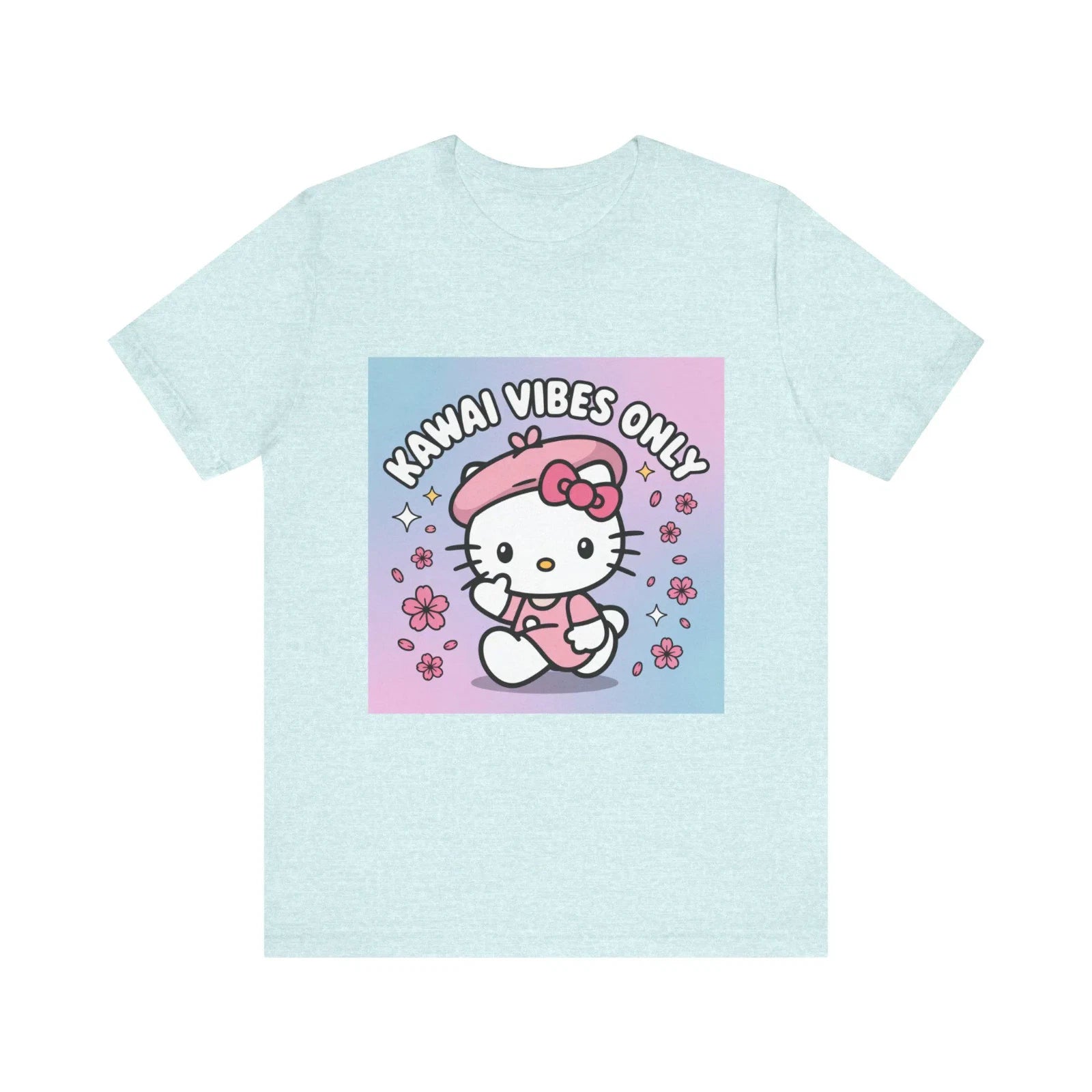Kawaii Vibes Tee, Cute T-Shirt for Anime Lovers, Graphic Shirt, Gifts for Friend