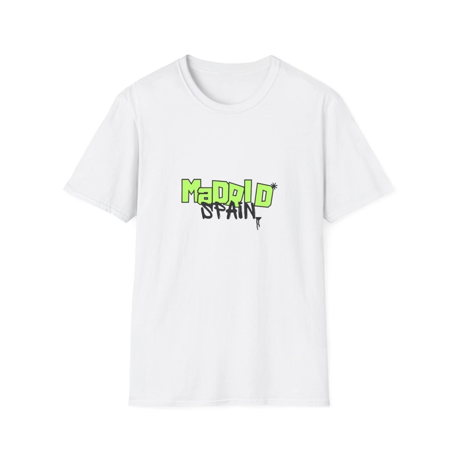 Maddid Spain Graphic T-Shirt, Trendy Tee for Travelers, Summer Casual Wear, Gift