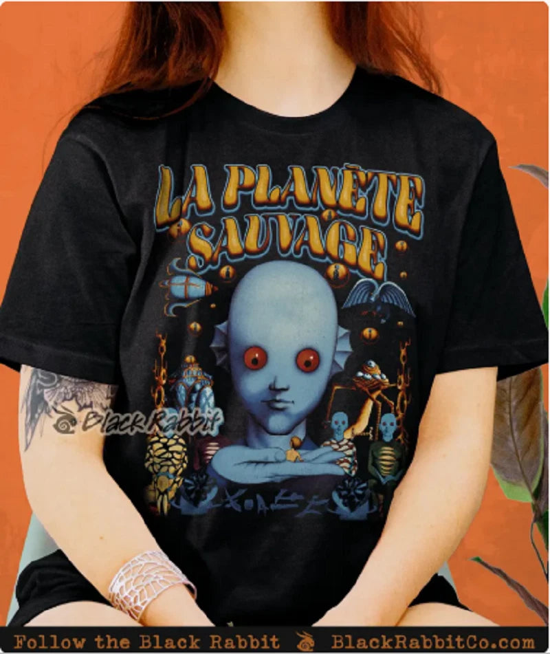 Fantastic Planet French Retro Vintage Animated Sci-Fi Unisex Classic T-Shirt