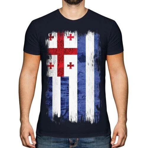 Adjarie Grunge Flag Men's T-Shirt Jersey
