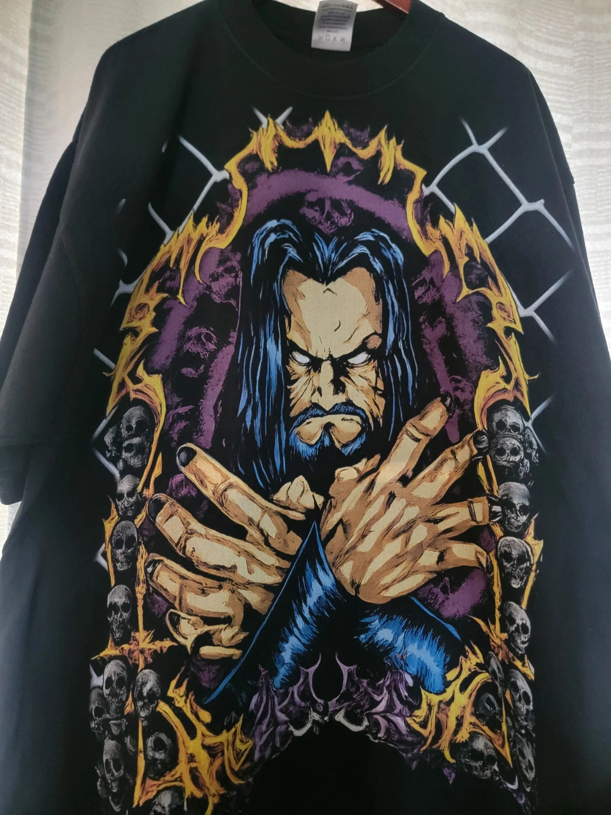 UNDERTAKER ON A SHAKA HEAVYWEIGHT GARMET DYED T SHIRT "MODERN"