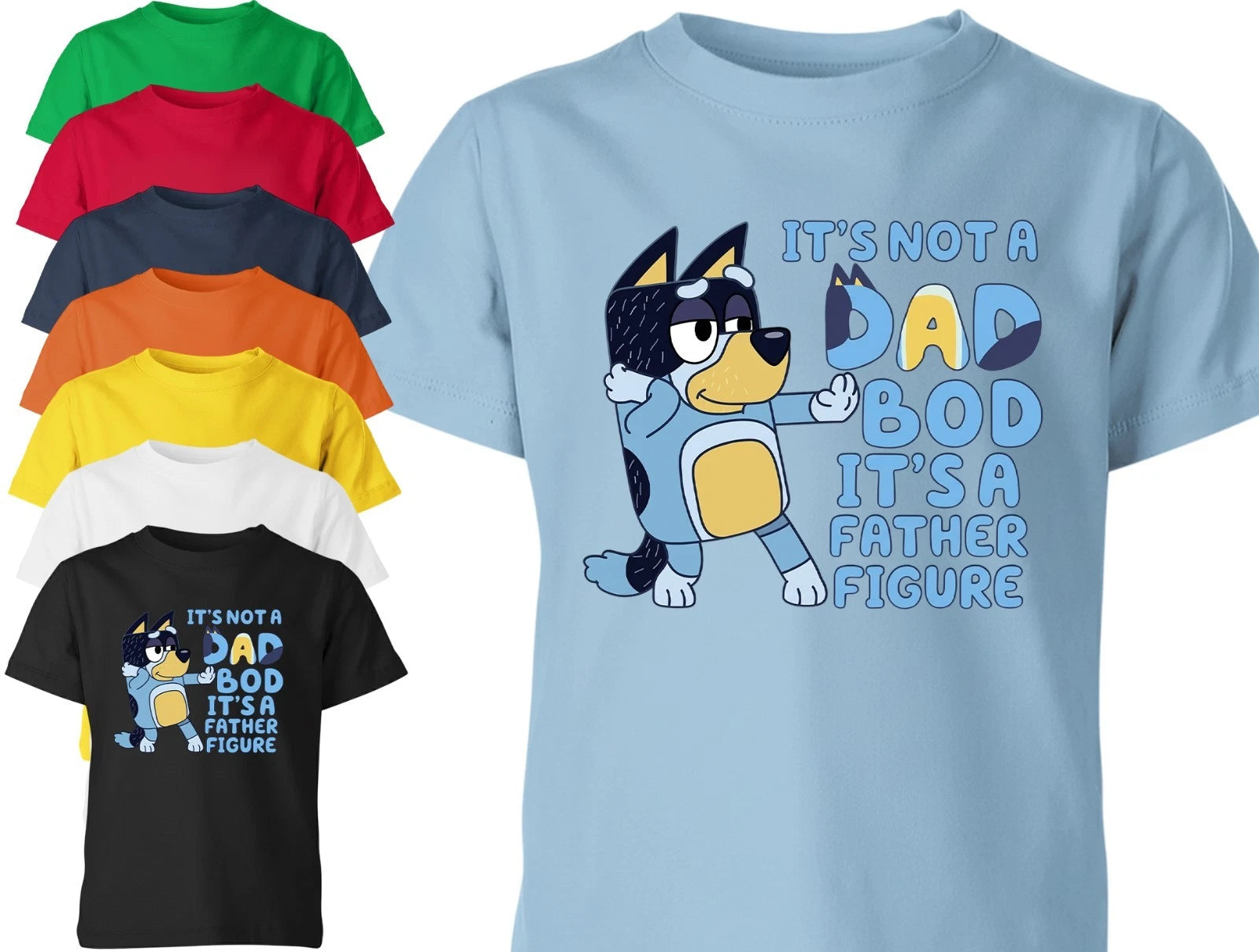 It's Not A Dad Bod, It's A Father Cartoon Unisex kids T Shirt Father Day