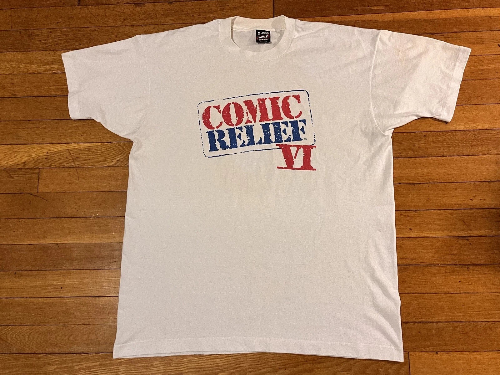 VINTAGE HBO Comic Relief VI Shirt Men’s Extra Large White 1991