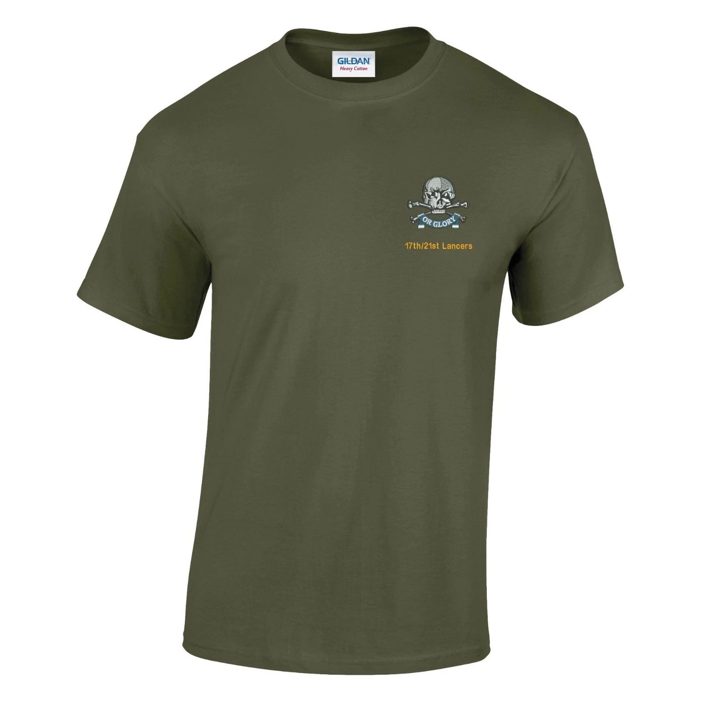OFFICIAL 17th/21st Lancers Embroidered T-Shirt
