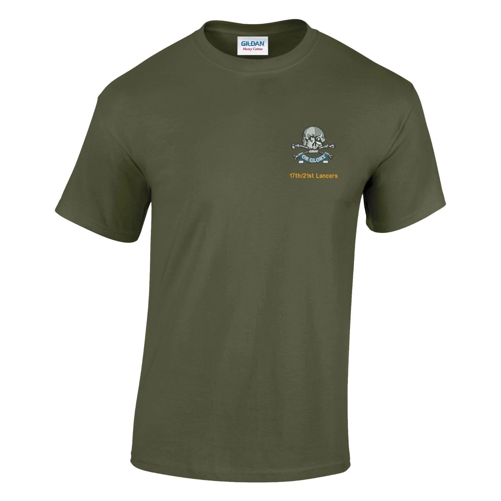 OFFICIAL 17th/21st Lancers Embroidered T-Shirt