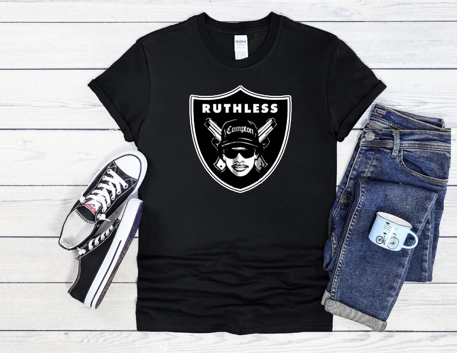 Eazy E Ruthless Compton Cool Men Women Unisex Hoodie Baseball T Shirt Top 1853