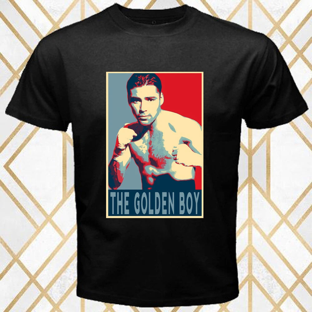 Oscar De La Hoya The Golden Boy Men's Black Size S - 5XL