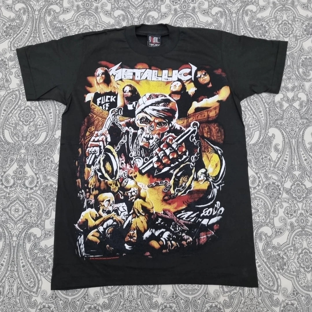 Metallica Dont Step On Me Metal Band T Shirt Size Medium Graphic Print 1992