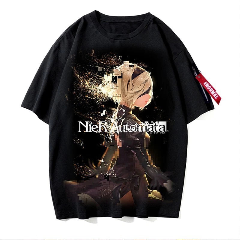 NieR: Automata cosplay anime manga T-shirt shirt undershirt polyester unisex