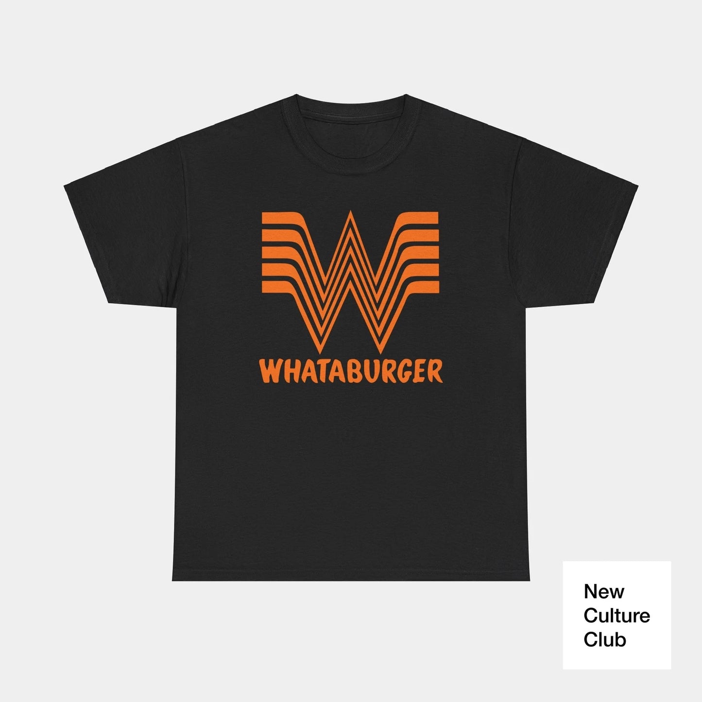 T Shirt Whataburger Fast Burger Food Restaurant Orange Black White Navy Grey Tee