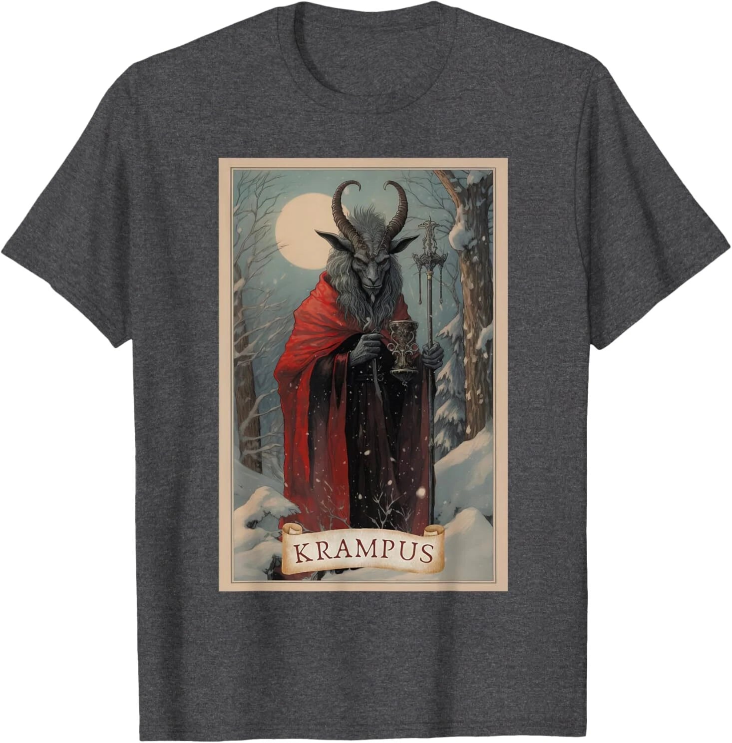 Merry Krampus Christmas Xmas Horror Ugly Sweater Evil Pajama T-Shirt