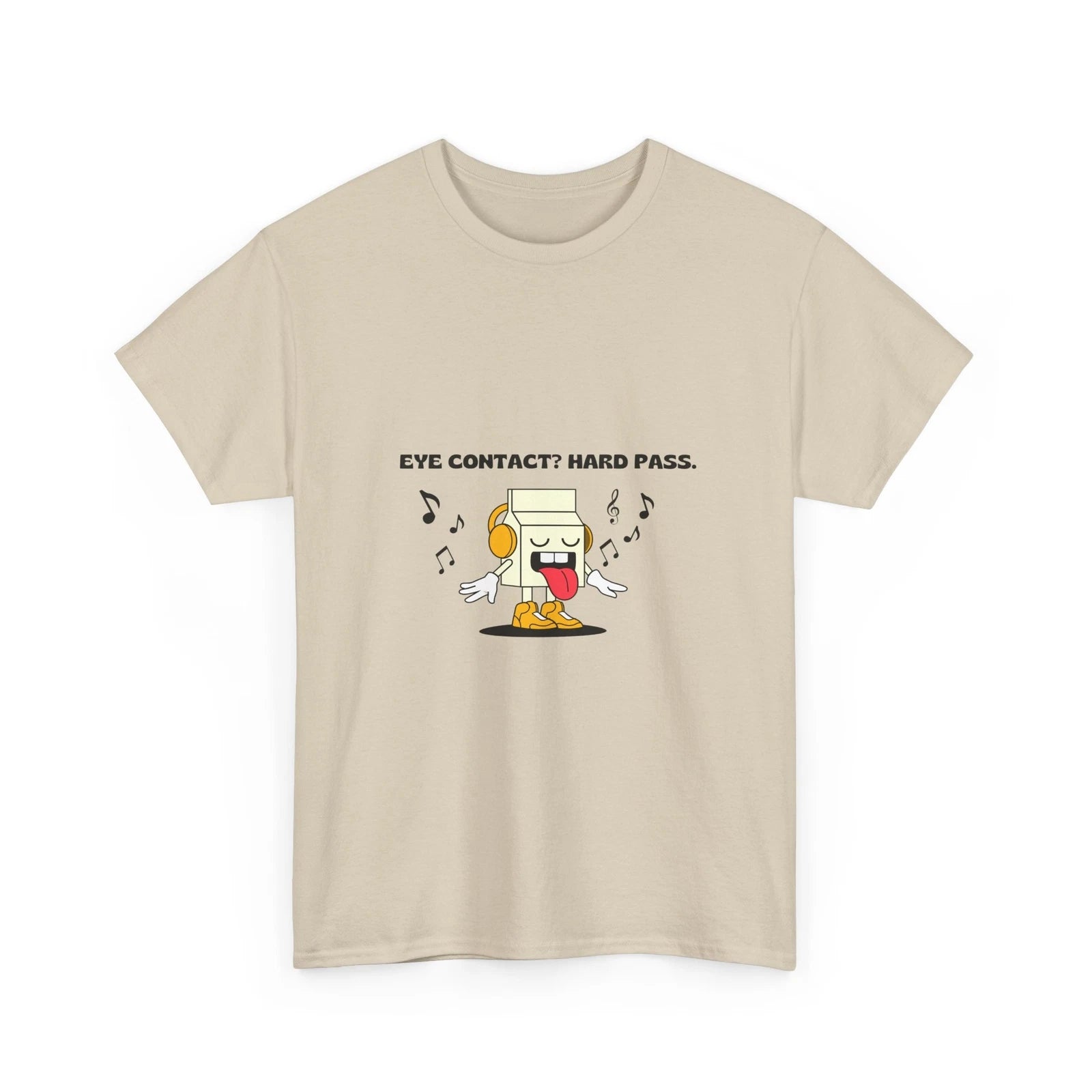 Mental Health TShirt for Introverts, Eye Contact? Hard Pass