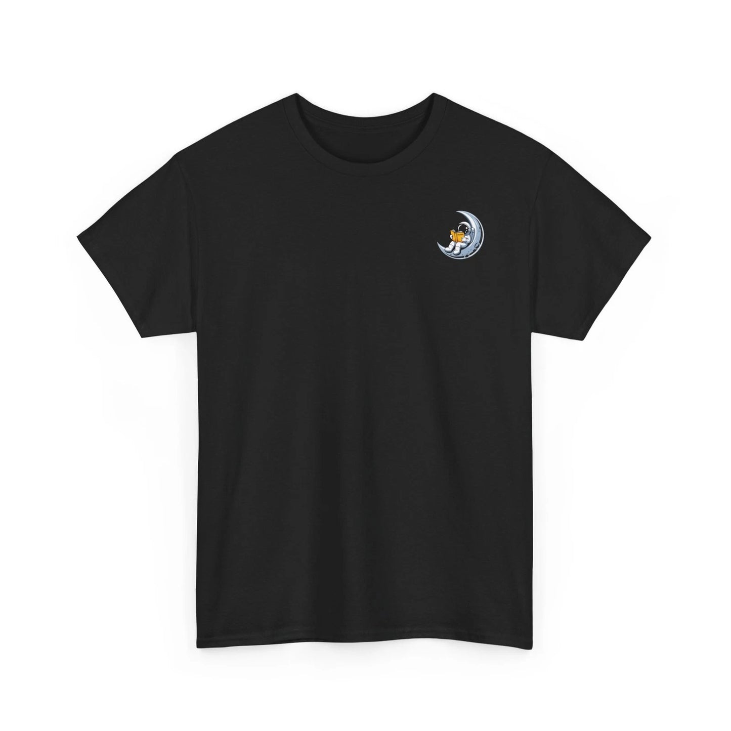 Impressley Moon Nap T-Shirt – Minimalist Crescent Moon Cartoon Graphic Tee