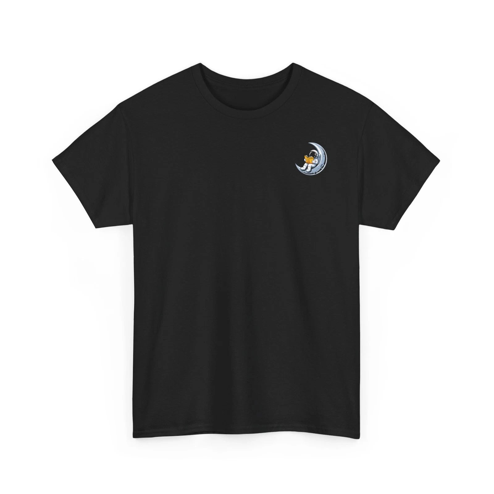 Impressley Moon Nap T-Shirt – Minimalist Crescent Moon Cartoon Graphic Tee