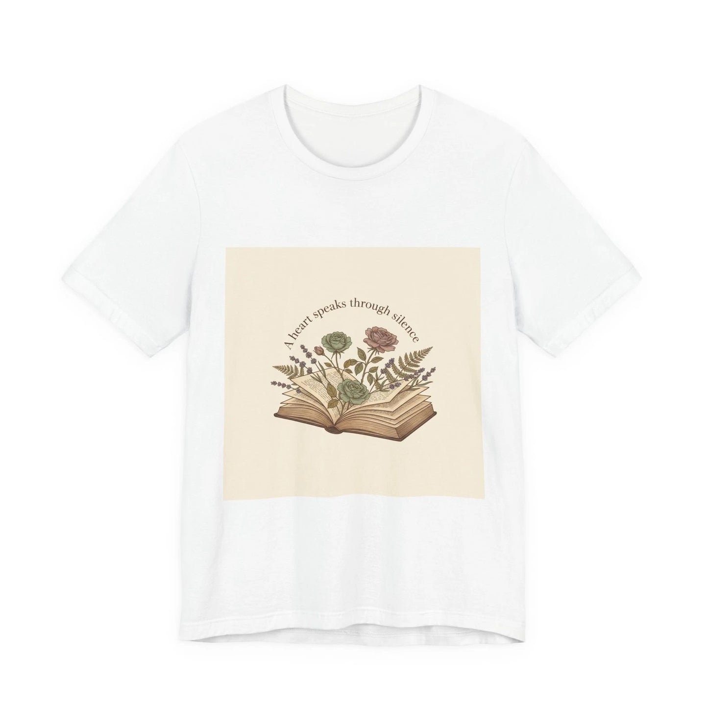 Poetic Open Book Tee | Poetcore, Literary Aesthetic, Bookish Design