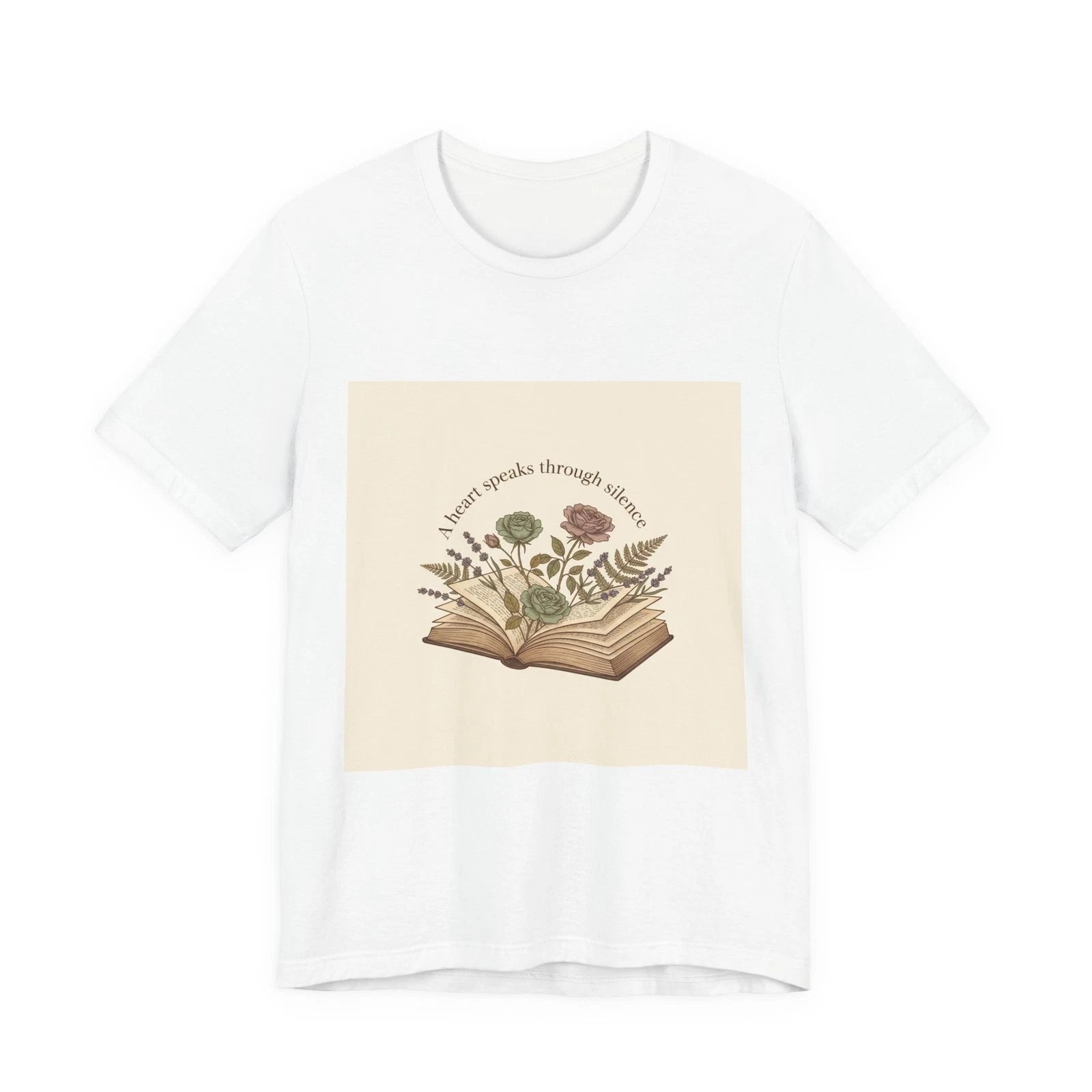 Poetic Open Book Tee | Poetcore, Literary Aesthetic, Bookish Design
