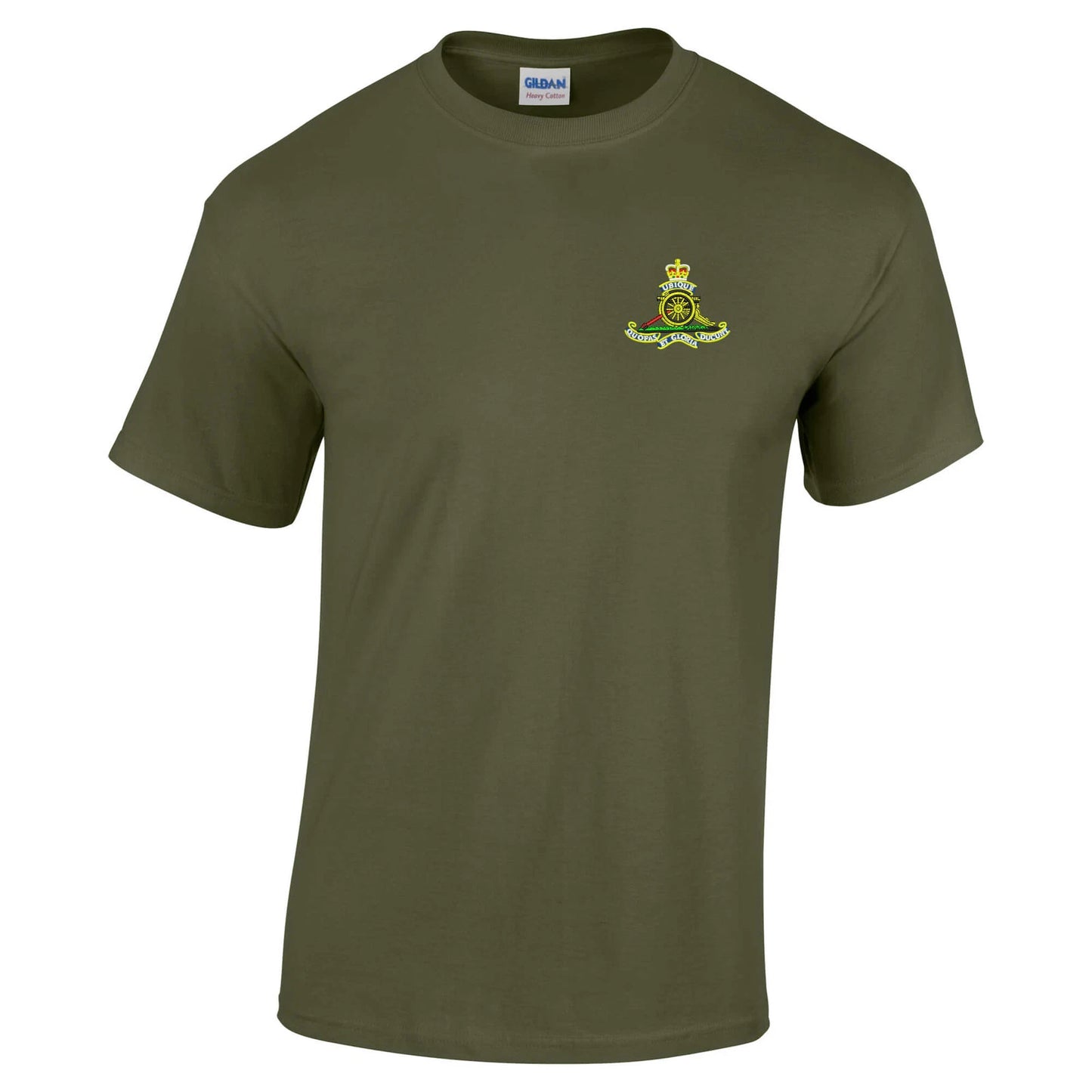 OFFICIAL Royal Artillery Embroidered 100% Cotton T-Shirt