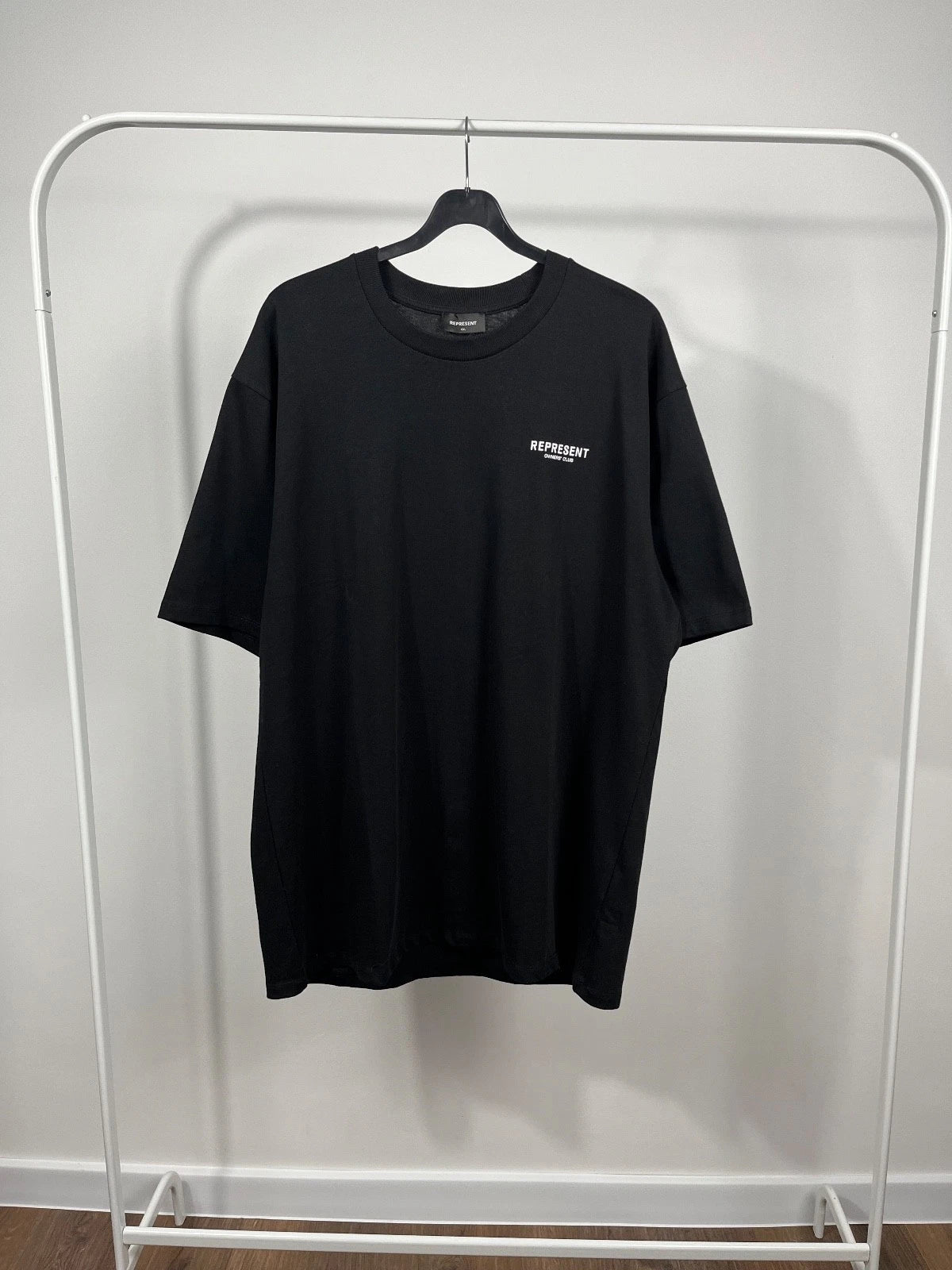 Represent Owners Club Black T-Shirt XXL Oversized Fit Viscose Elastane Tee