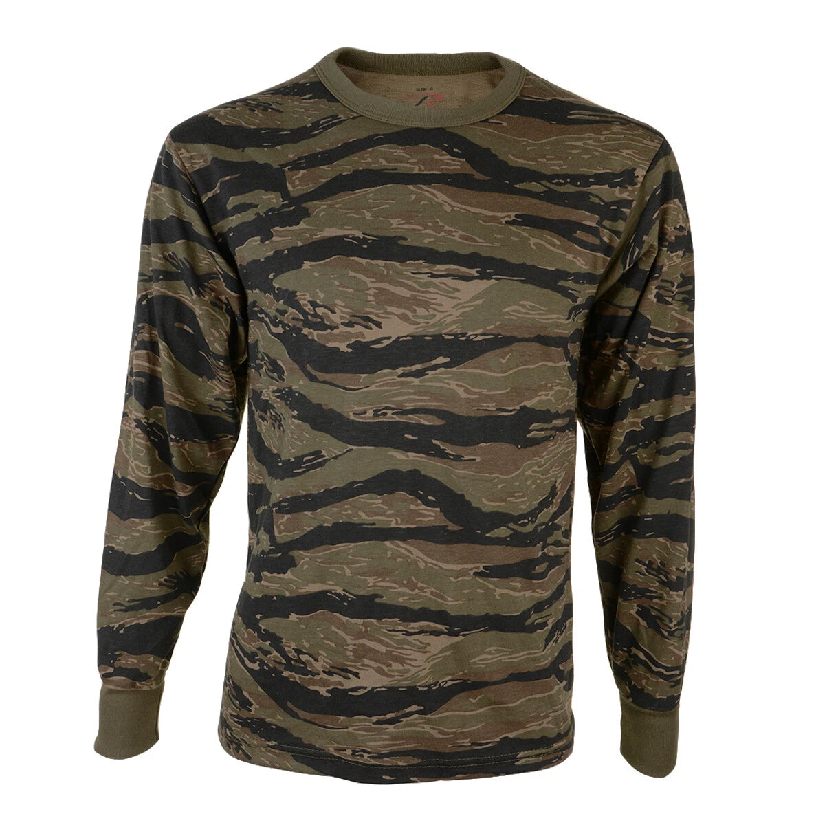 Rothco Long Sleeve  Lightweight Tiger Stripe Camo T-Shirt - Military Inspired