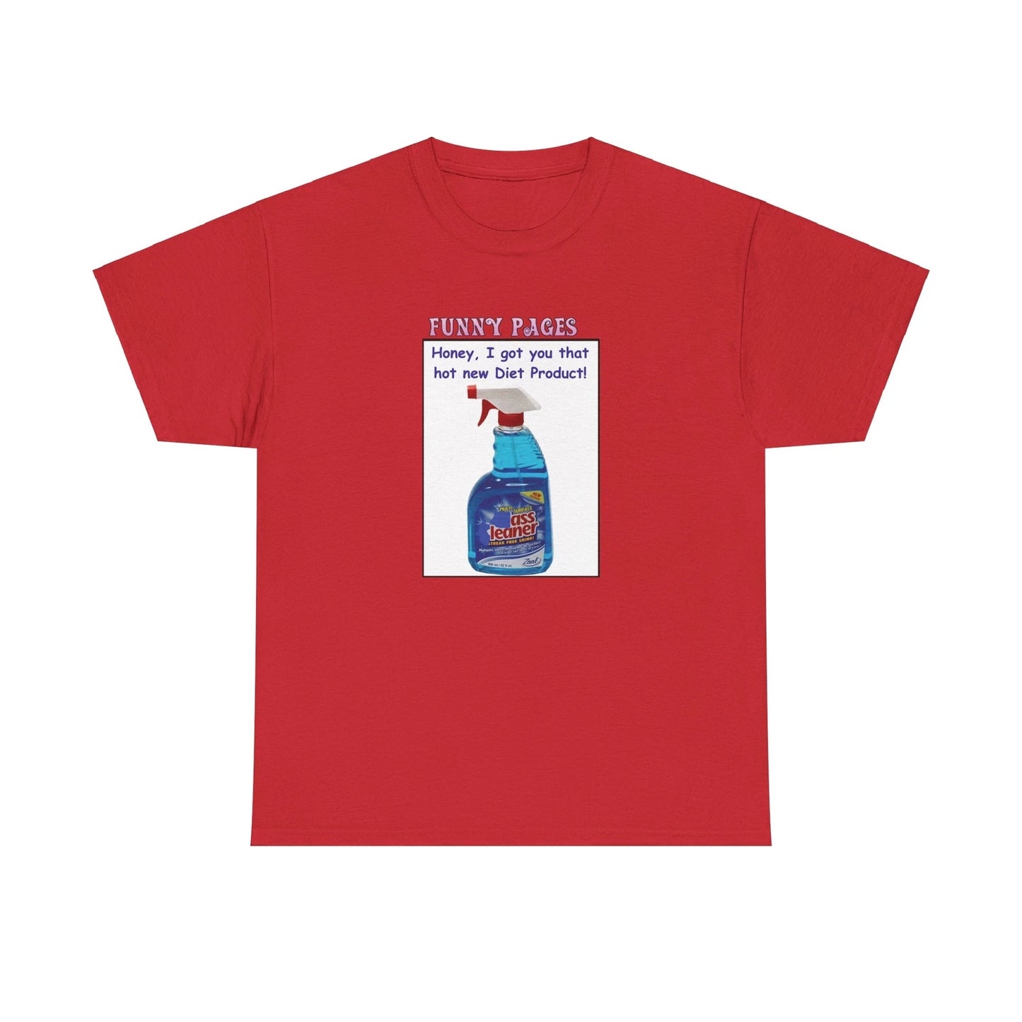 Funny Novelty Printed T-Shirt. Diet Joke. Cotton. Unisex.