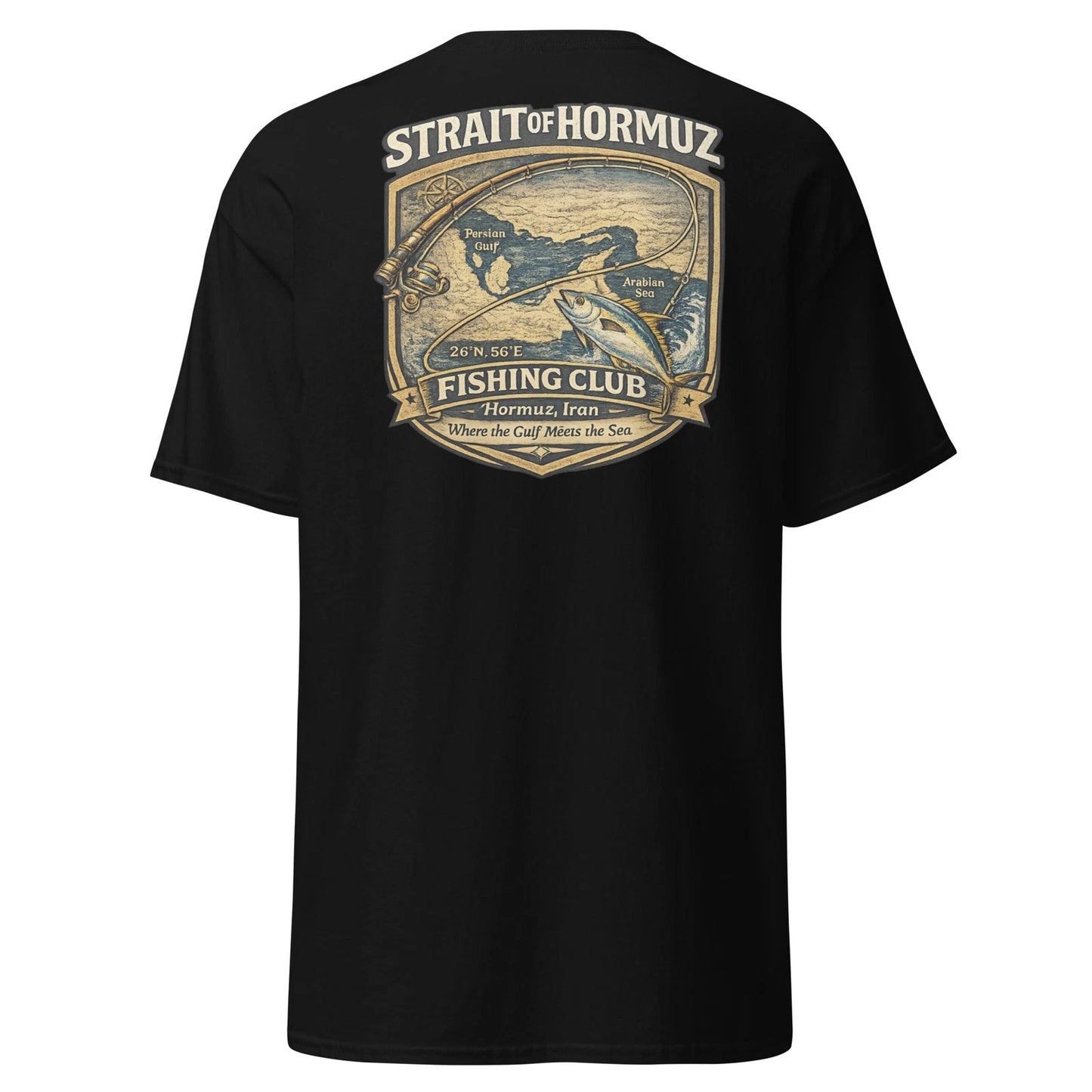 Official Strait of Hormuz Fishing Club Tshirt
