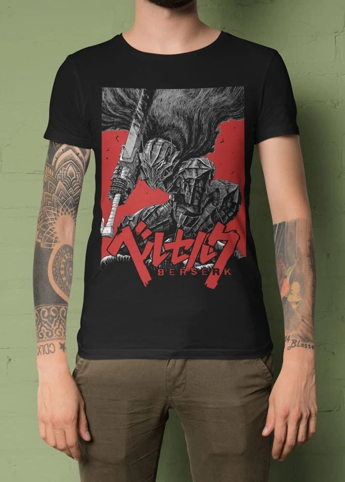 Berserk T-Shirt,Guts Shirt, Anime Tee, Manga,Japanese, Aesthetic,Unisex T-Shirt