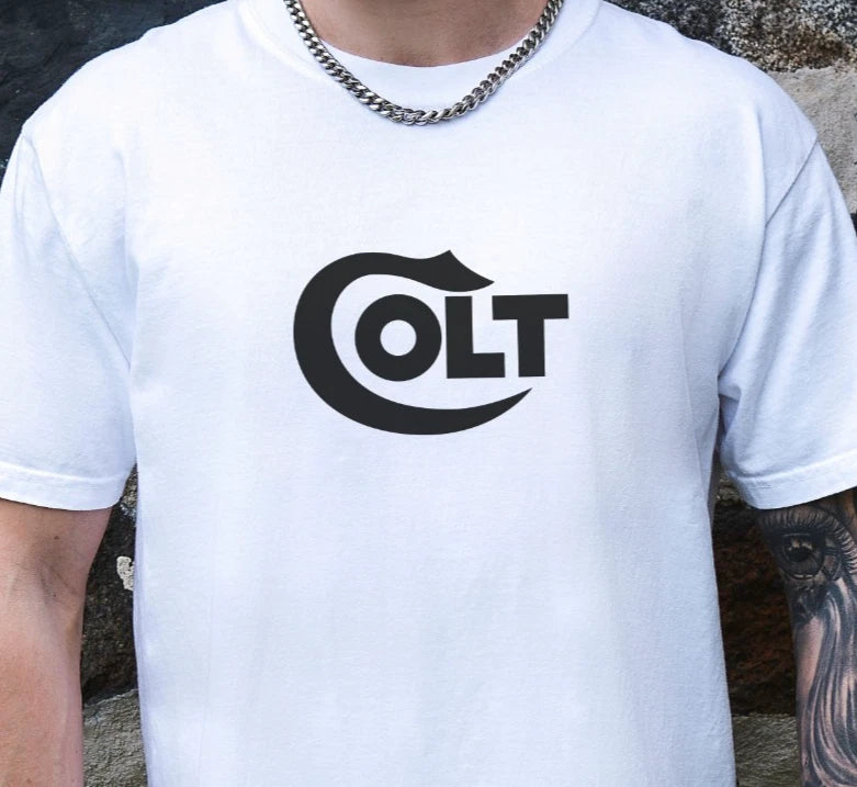 Colt T-Shirt 2nd Amendment Guns Firearms on Premium Comfort Colors Tee