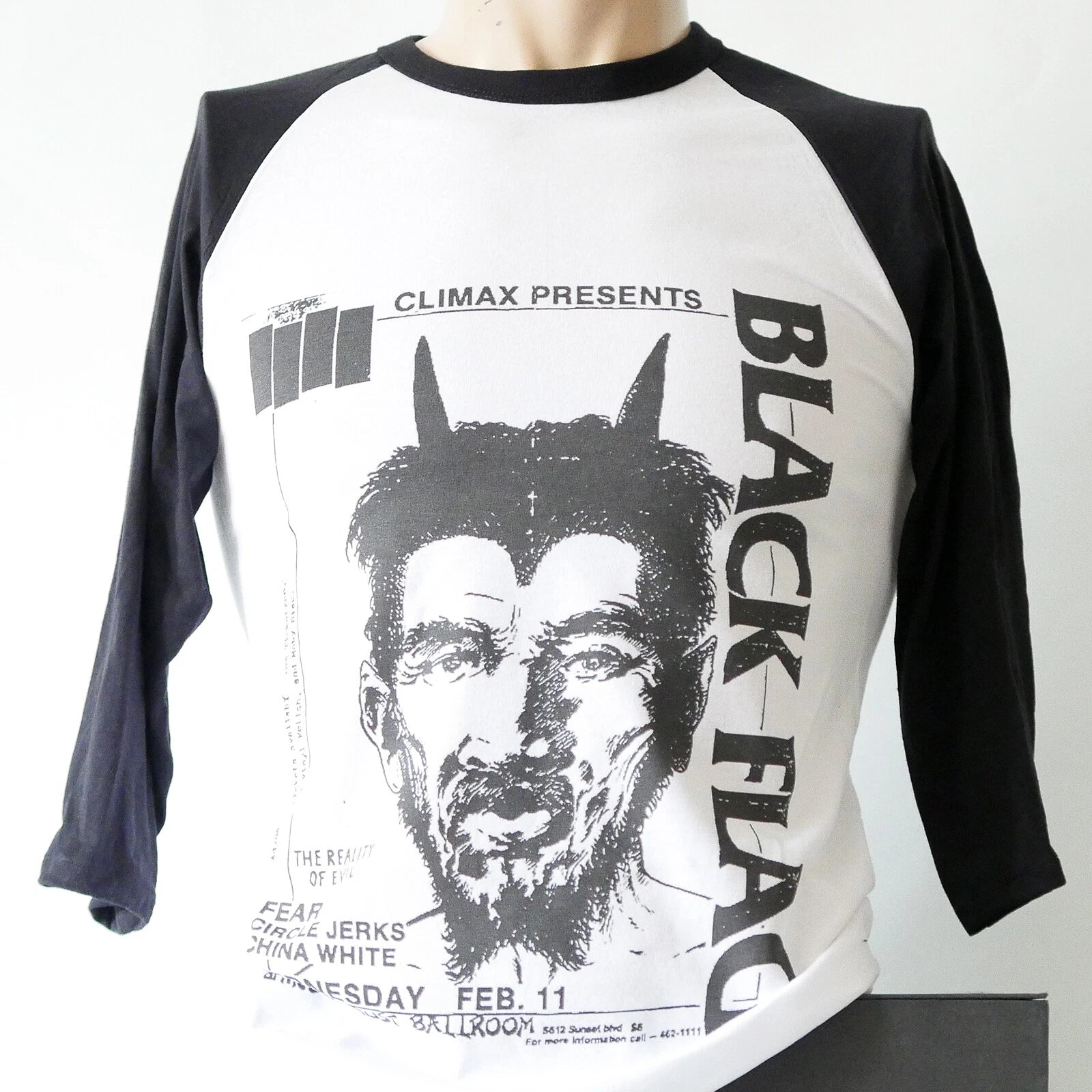 Hardcore Punk Rock Long Sleeve Baseball T-shirt Unisex S-3XL*