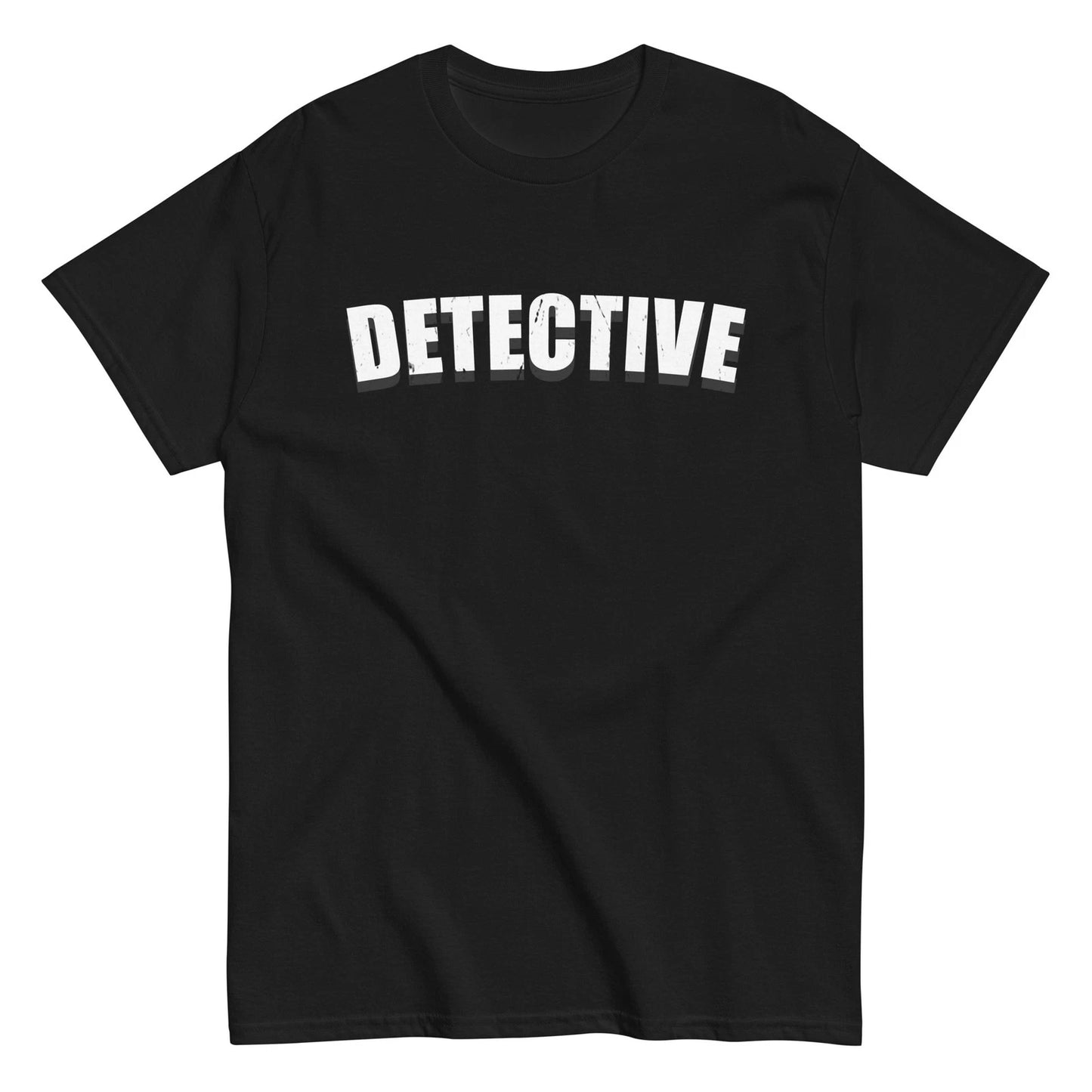 Detective Party Cute Lazy Easy Simple DIY Halloween Costume T-Shirt New Graphic