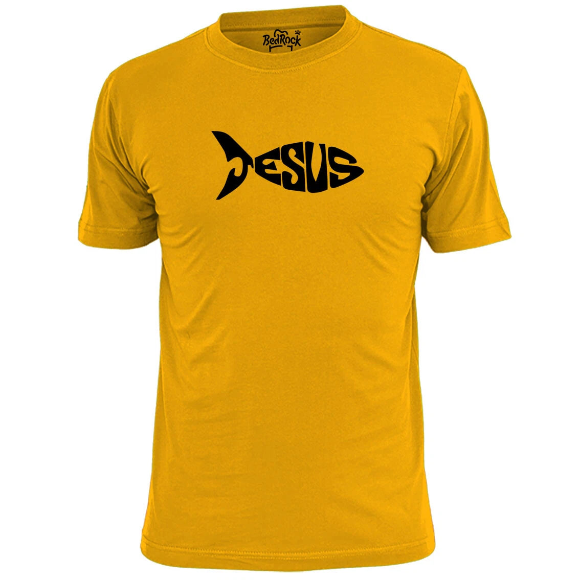Mens Jesus Christian Fish T Shirt Religion Christianity Bible